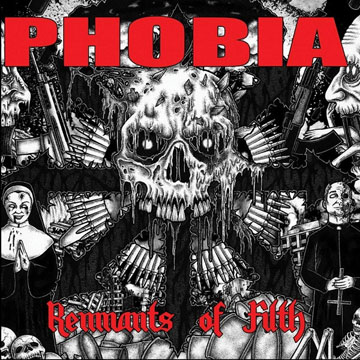PHOBIA "22 Remnants Of Filth" LP Olive (Deep Six)